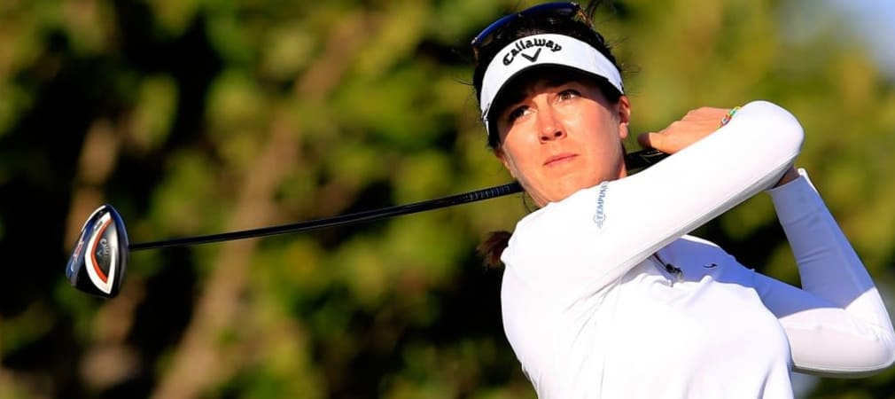 Sandra Gal spielte sich in der zweiten Runde der Honda LPGA Thailand auf den zweiten Rang, direkt hinter die Schwedin Anna Nordqvist. (Foto: Getty Images)