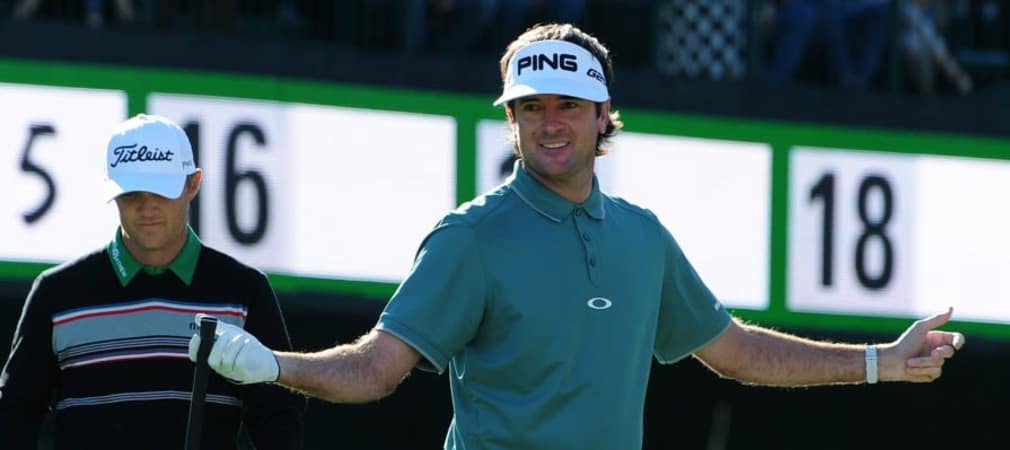 Bubba Watson liegt bei der Waste Management Phoenix Open nach dem Moving Day an der Spitze des Feldes (Foto: Getty).