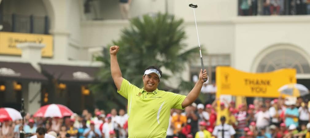 Kiradech Aphibarnrat bei der Maybank Malaysian Open 2013