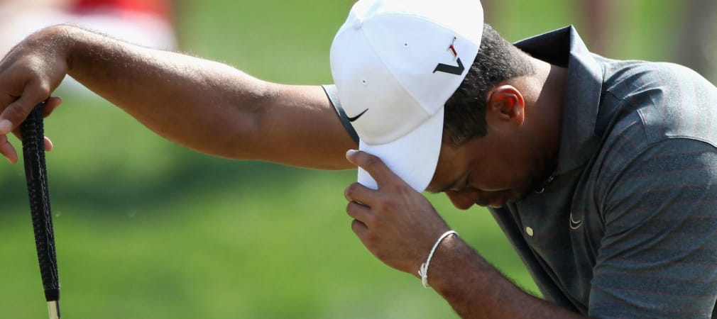 Was lange nur eine Vermutung war ist nun offiziell: Tiger Woods musste wegen seiner Rückenverletzung die US Open absagen. (Foto: Getty)