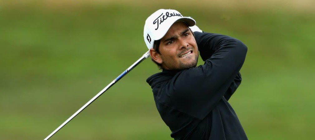 Moritz Lampert bei der Kärnten Golf Open 2014 auf der Challenge Tour