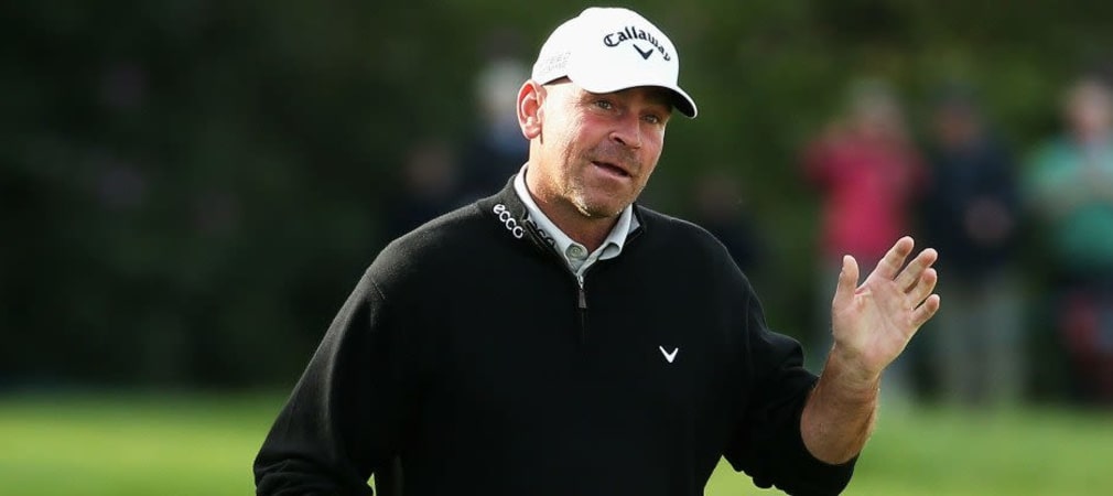 Thomas Björn konnte an der Spitze bleiben, bekam aber Gesellschaft vom Iren Shane Lowry. (Foto: Getty)