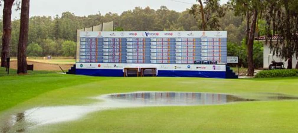 Nach heftigen regenfällen in der Nacht und am Freitagvormittag wurde die Turkish Airlines Ladies Open auf 54 Löcher verkürzt.