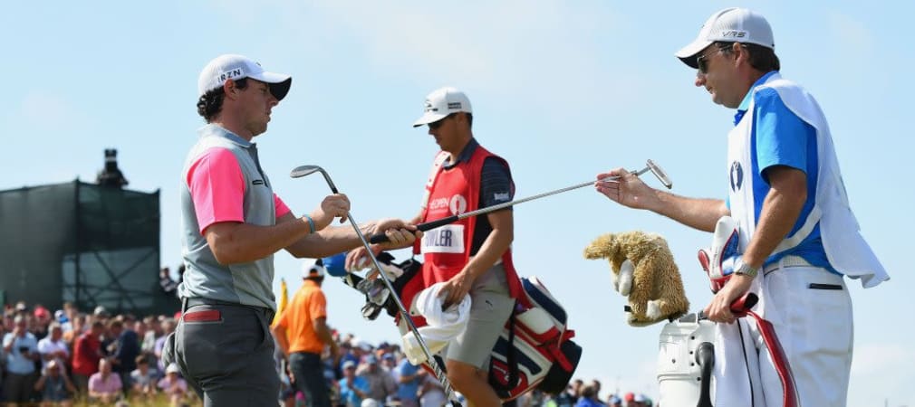 Rory McIlroy und sein Caddy J. P. Fitzgerald trafen bei der British Open stets die richtige Wahl. (Foto: Getty)