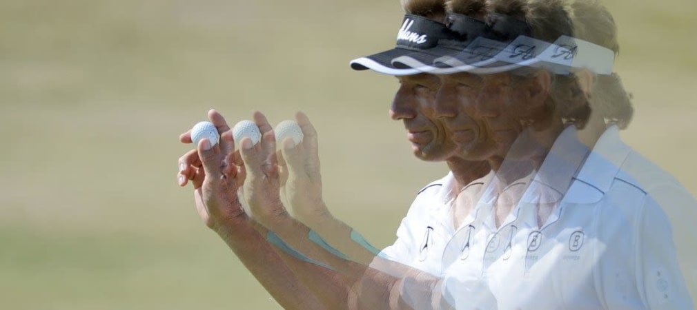 Bernhard Langer dominiert bislang die Senior British Open nach Belieben und spielt in einer eigenen Liga.