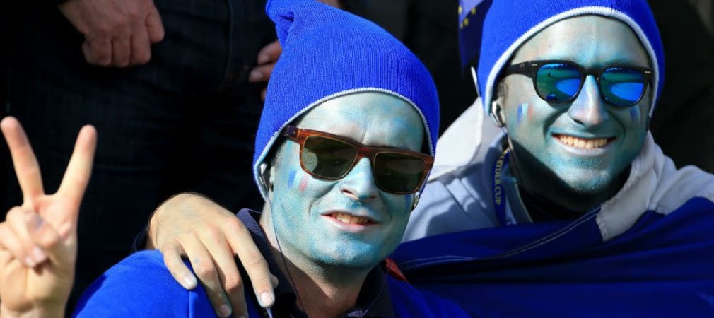 Erneut bei traumhaftem Wetter, sind die europäischen Fans trotz einer starken amerikanischen Vormittagssession weiter sehr optimistisch.