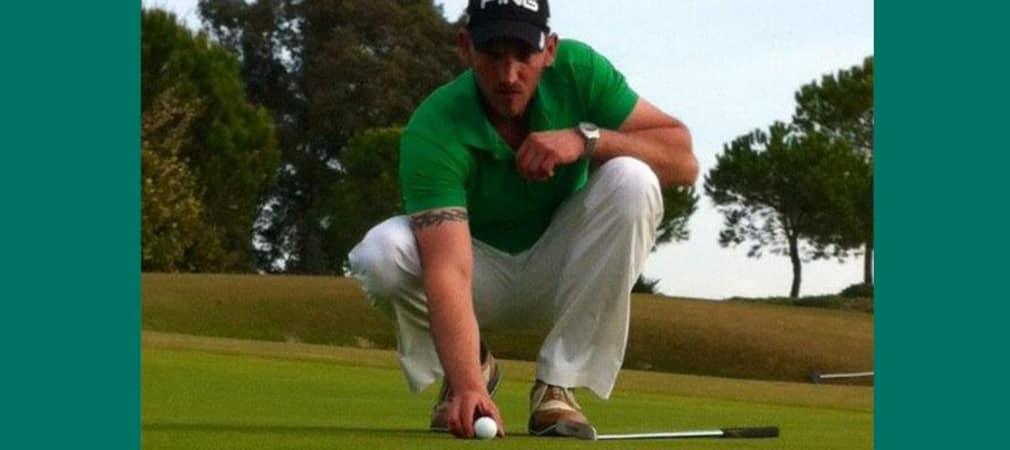 Frank Schäfer spielt bei Tour Series für ein Golf-Post-Team.