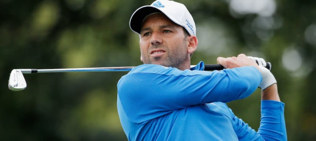 Sergio Garcia liegt nach dem zweiten Tag der BMW Championship 2014 in Fürung. (Foto: Getty)