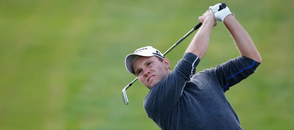 Während die anderen Deutschen scheiterten, spielte sich Maximilian Kieffer bei der KLM Open an Tag zwei auf T7. (Foto: Getty)