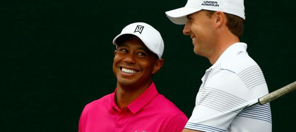 Wächst Jordan Spieth Tiger Woods langsam über den Kopf? Die USA hofft mit Spieth auf eine neue Golfikone.