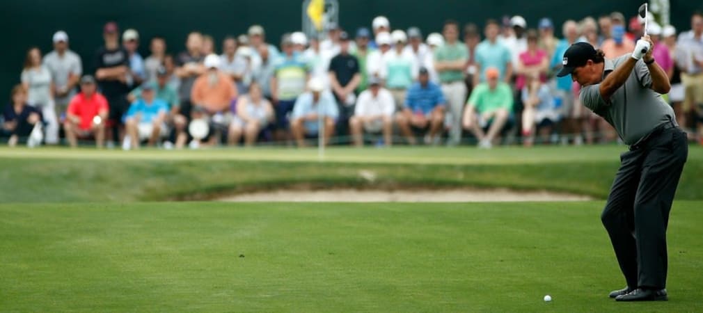 Phil Mickelson zeigt, dass er es nicht verlernt hat - kein schlechter Zeitpunkt. (Foto: Getty)