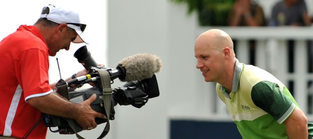 Grund zum Lachen hat man auf dem Golfplatz alle Tage wieder - gut wenn dann noch die Kamera mitläuft. (Foto: Getty)