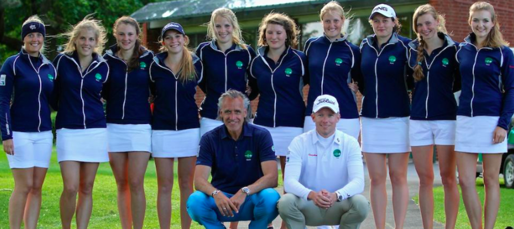 Die Damen des Golfclub Hubbelraths konnten auch den zweiten Spieltag der Kramski DGL für sich entscheiden. (Foto: DGV/ Tiess, Schult)