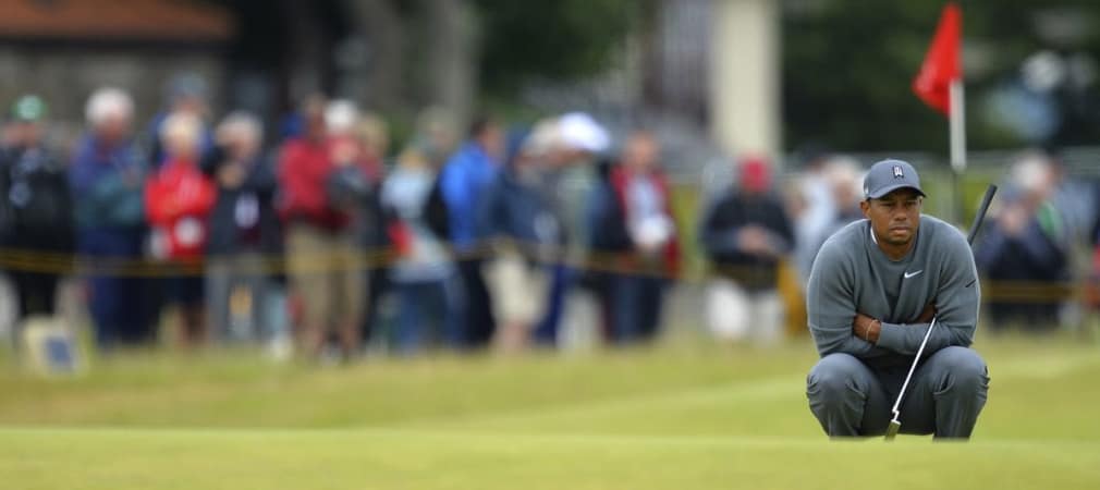 Tiger Woods auf der Suche nach der Form. Er selbst hat sich noch nicht aufgegeben. Oder doch? (Foto: Getty)