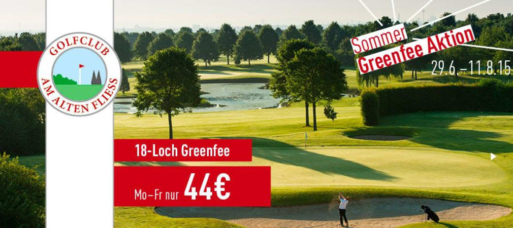 Die Sommer Greenfee Aktion vom Golfclub Am Alten Fliess (Foto: Golf Post)