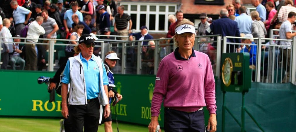 Bernhard Langer geht als Titelverteidiger in die Senior Open Championship 2015.