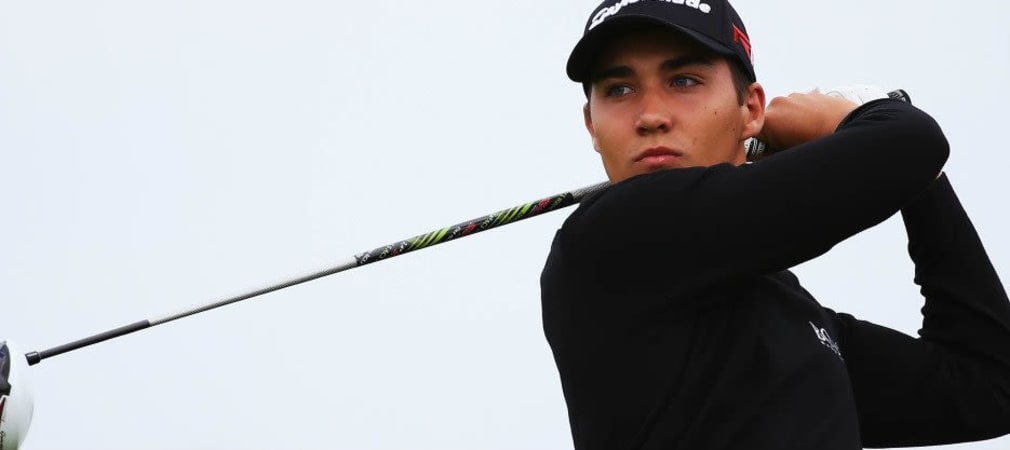 Dominic Foos spielt nach seinem ersten Challenge Tour Sieg bei der Rolex Trophy wieder gut mit. (Foto:getty)