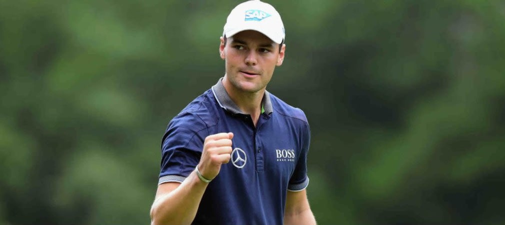 Mit geballter Faust voran: Martin Kaymer schlägt sich beim ersten Tag der Wyndham Championship sehr gut. (Foto: Getty)