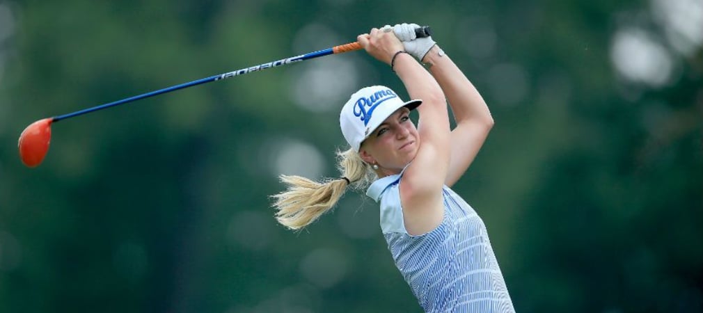 Endlich mal wieder im Geld: Sophia Popov schafft sehr wahrscheinlich den Cut bei der Yokohama Tire LPGA Classic. (Foto: Getty)