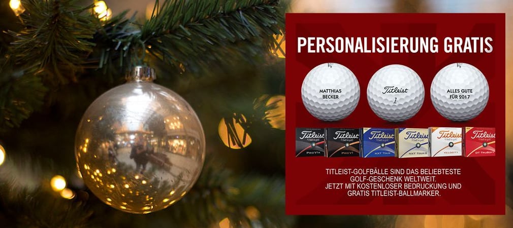 Titleist-Golfbälle jetzt mit kostenloser Bedruckung und gratis Titleist-Ballmarker. (Foto: Titleist)
