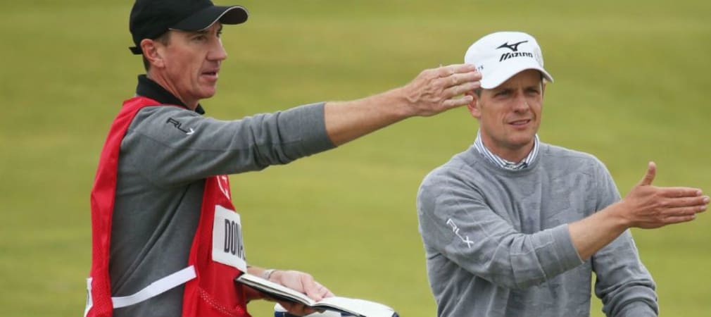 Luke Donald (r.) und sein Caddie John McLaren gehen zukünftig getrennte Wege.