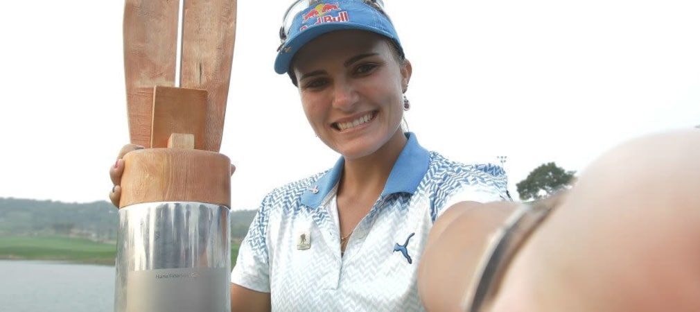Eine strahlende Siegerin: Lexi Thompson gewinnt die HANA Bank Championship in Südkorea. (Foto: Getty)