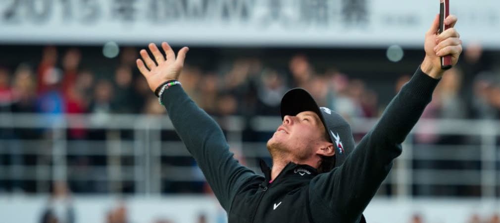 Befreiendes Gefühl! - Kristoffer Broberg gewinnt mit dem BMW Masters sein erstes Turnier auf der European Tour. (Foto: Getty)