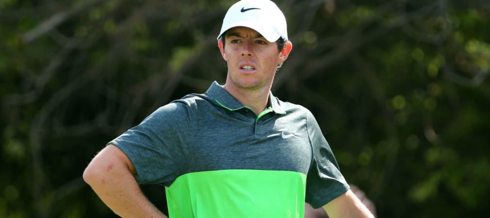 Rory McIlroy und Andy Sullivan gemeinsam am Finaltag der DP World Tour Championship. (Foto: Getty)