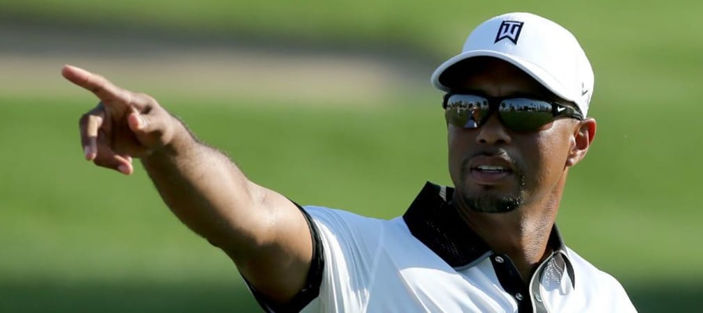 Wo es hingehen soll, weiß Tiger Woods ganz genau. Ob es auch klappt steht auf einem anderen Blatt Papier. (Foto: Getty)