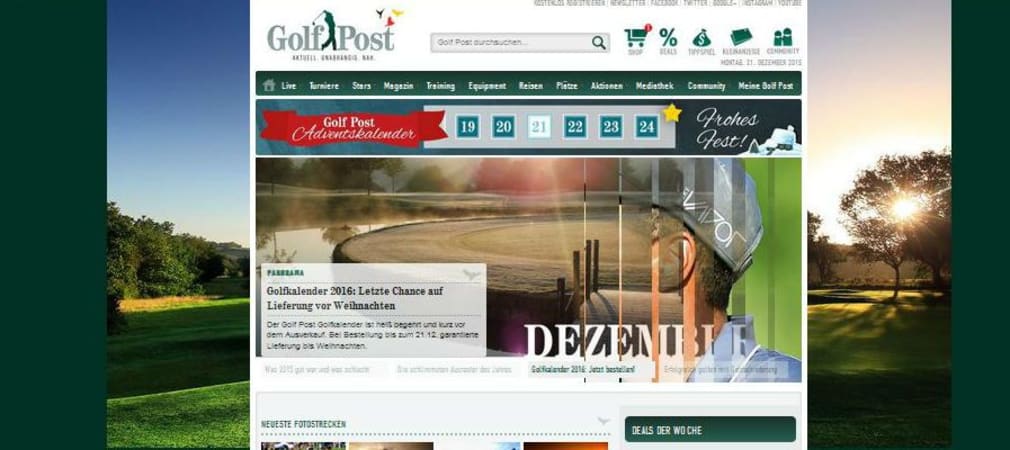 Die meistgelesenen Golf Post Artikel 2015
