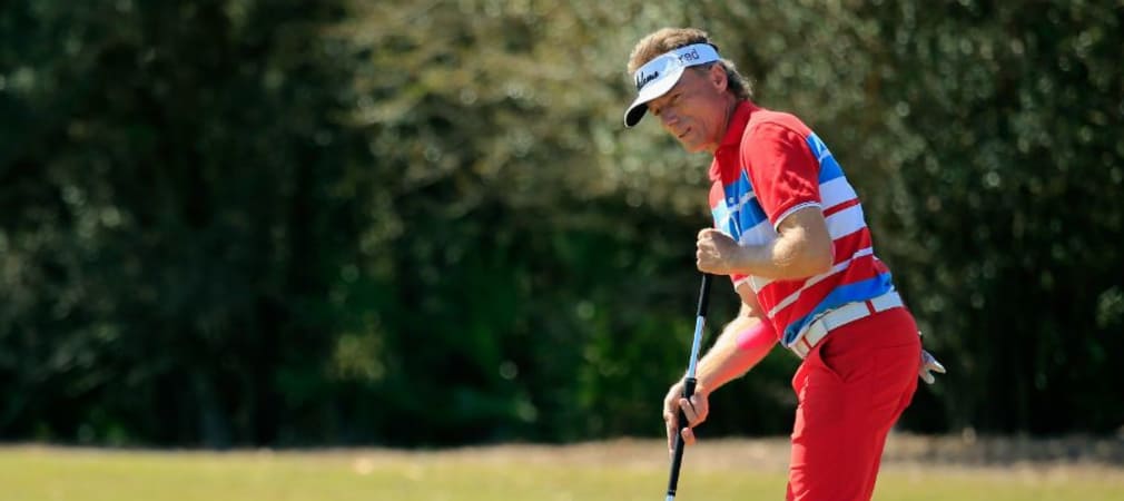 Bernhard Langer hat wegen des Anchoring-Banns seine Technik umgestellt - und zwar erfolgreich. (Foto: Getty)