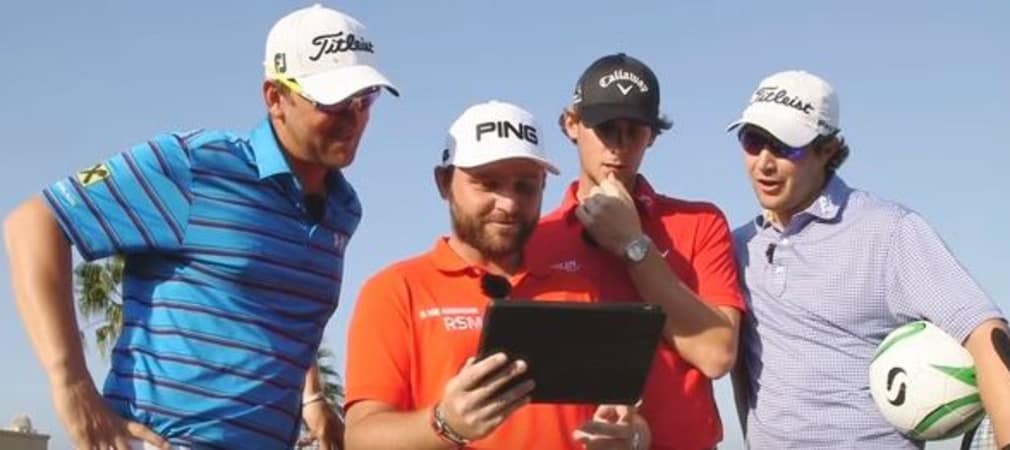 Bernd Wiesberger und Co. versuchen sich im All Sports Battle. (Foto: Screenshot=