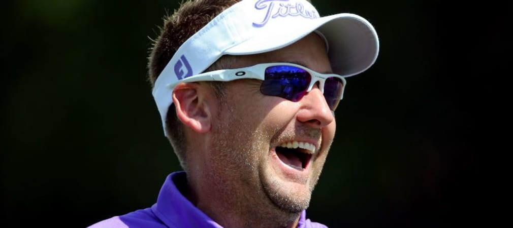 Der Trick im Vorfeld der Phoenix Open ging mächtig daneben. Ian Poulter nahm's aber mit Humor. (Foto: Getty)