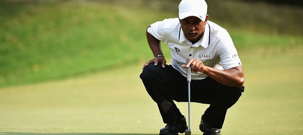 SSP Chawrasia fokussiert den Ball bei der Hero Indian Open. (Foto: Getty)