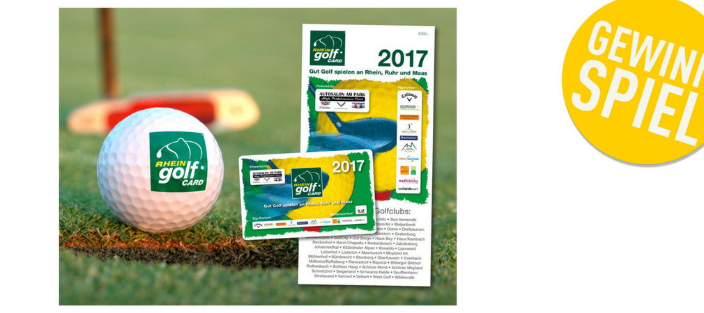 Die Rheingolf Card 2017: Jetzt beim Gewinnspiel mitmachen und mit etwas Glück gewinnen