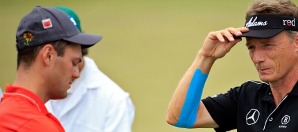Zwei deutsche Gesichter beim Masters Tournament: Martin Kaymer und Bernhard Langer gehen in Augusta an den Start. (Foto: Getty)