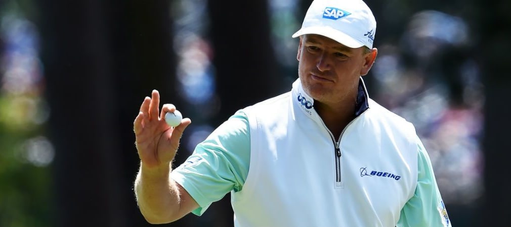 Dieser Mann prägte den ersten Tag des Masters wie kein anderer: Ernie Els mit seinem Sechs-Putt. (Foto: Getty)