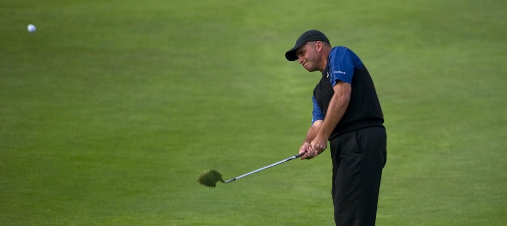 Ob 100 oder 30 Meter bis zum Grün: Rocco Mediate regelt die Distanz über die Intensität seines Schwungs. (Foto: Getty)