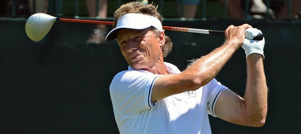 Nicht ganz an der Spitze: Bernhard Langer wird Dritter bei der Senior PGA Championship. (Foto: Getty)