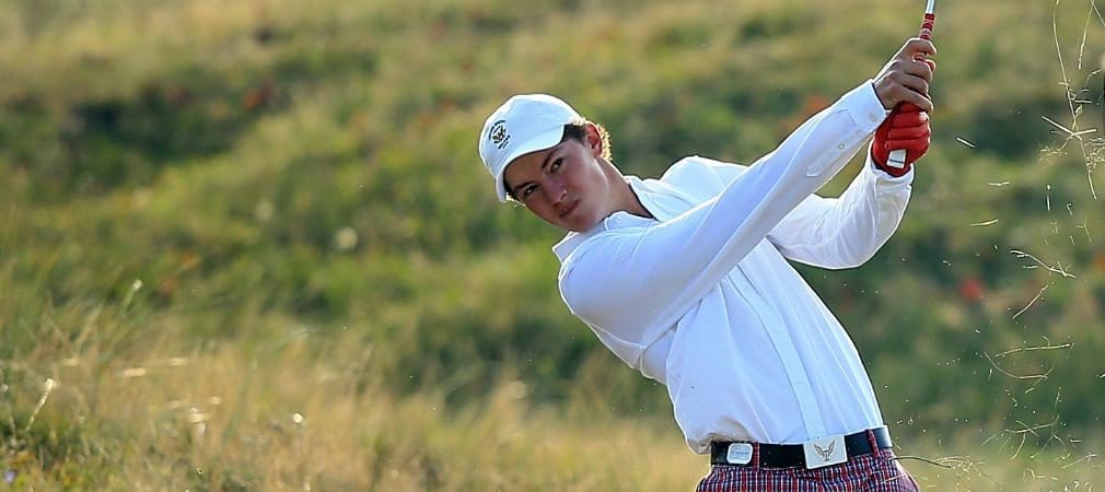 Golf gehört definitiv in das Leben von Maverick McNealy. Auf welche Art und Weise, das muss er noch für sich herausfinden. (Foto: Getty)