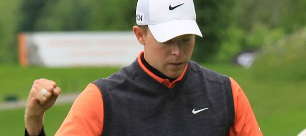 Alexander Knappe macht mit seinem Sieg bei der Swiss Challenge einen Riesensprung in der Weltrangliste. (Foto: Twitter@Golf Today)