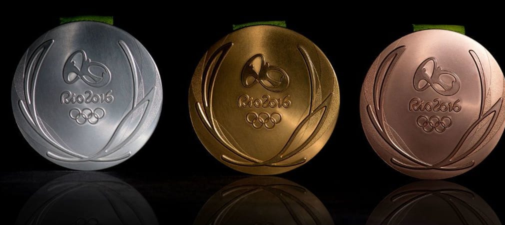 Diese Medaillen werden bei den Olympischen Spielen 2016 auch an die drei besten Golfer und Golferinnen gehen. (Foto: Getty)