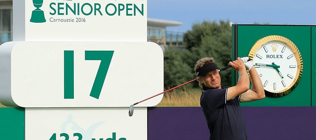 Im Livestream können Sie Bernhard Langer bei der Senior Open Championship live verfolgen. (Foto: Getty)