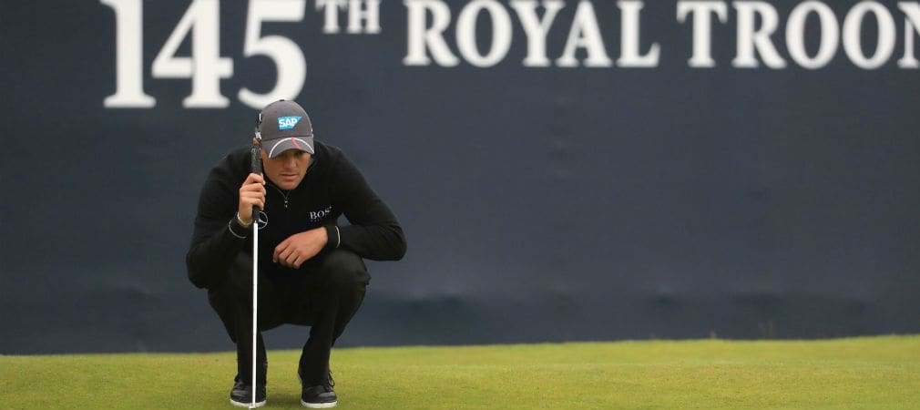Martin Kaymer bei der 145. Open Championship im Royal Troon. Tag zwei läuft nicht so glatt. (Foto: Getty)