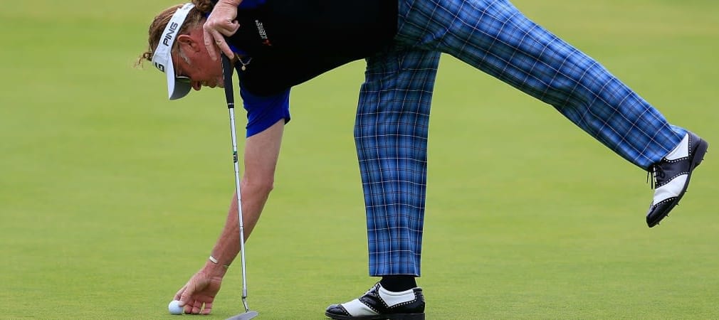 Miguel Ángel Jiménez bei der Senior open Championship. (Foto: Getty)