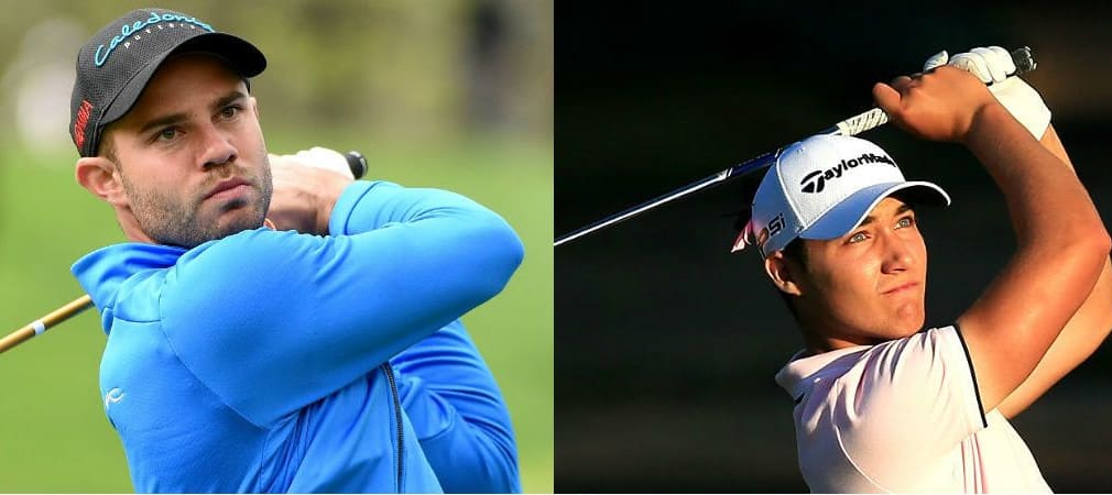 Bernd Ritthammer (l) und Dominic Foos teilen sich bei der Northern Ireland Open den zweiten Platz. (Foto: Getty)