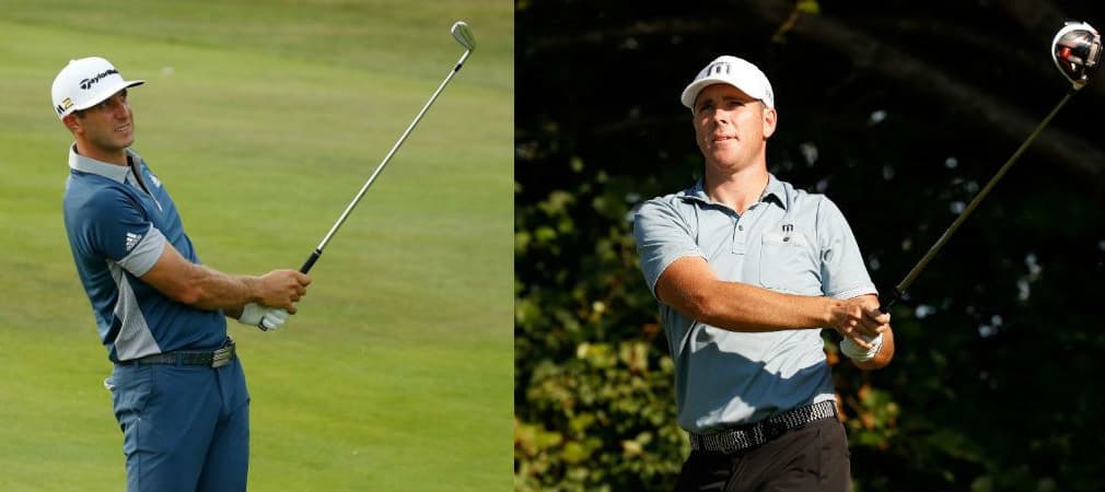 Dustin Johnson (li.) und Luke List (re.) teilen sich die Führung nach dem ersten Tag der RBC Canadian Open. (Foto: Getty)