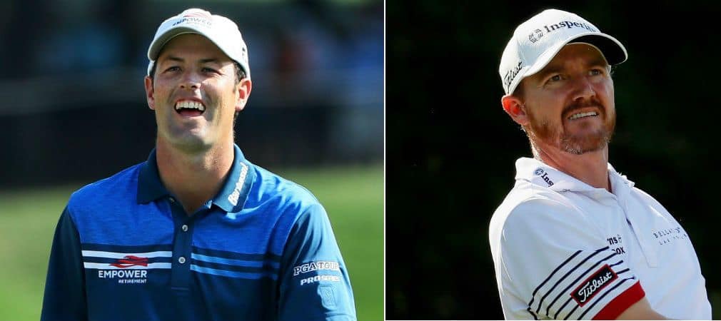 Robert Streb (l) und Jimmy Walker liegen unerwartet an der Spitze der PGA Championship. (Foto: Getty)