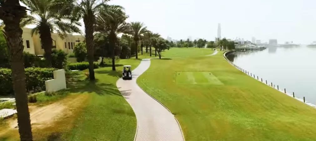 In Dubai ist Sonnenschutz bei einer Runde auf dem Golfplatz Pflicht. (Foto: Screenshot)
