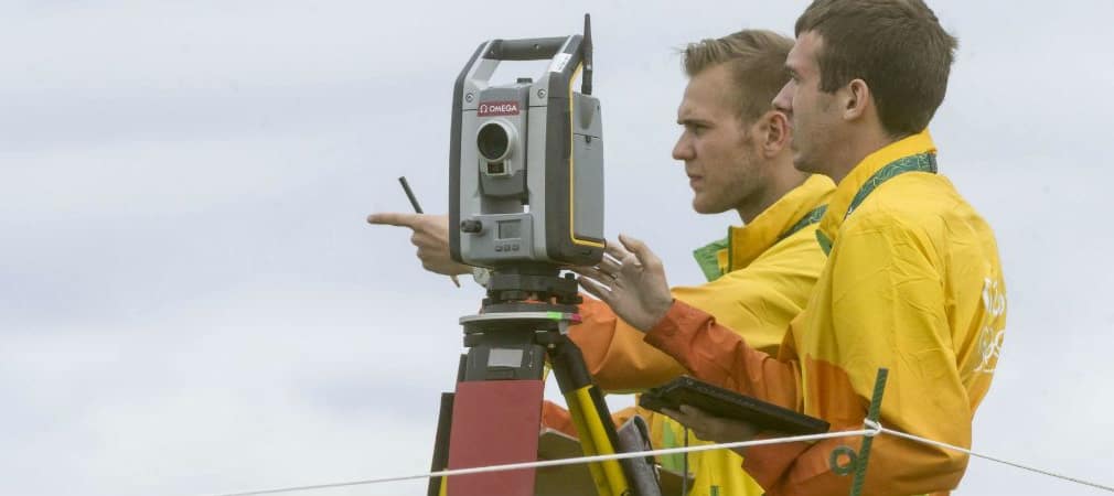 Mit Lasertechnik ausgerüstet: Bei den Olympischen Spielen scannen Messgeräte jeden Schlag auf der Golfanlage von Rio. (Foto: Omega)